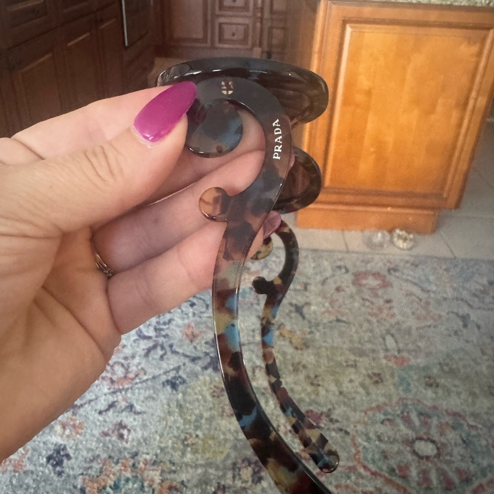 Prada Women's Tortoise Shell Sunglasses - Picture 2 of 11